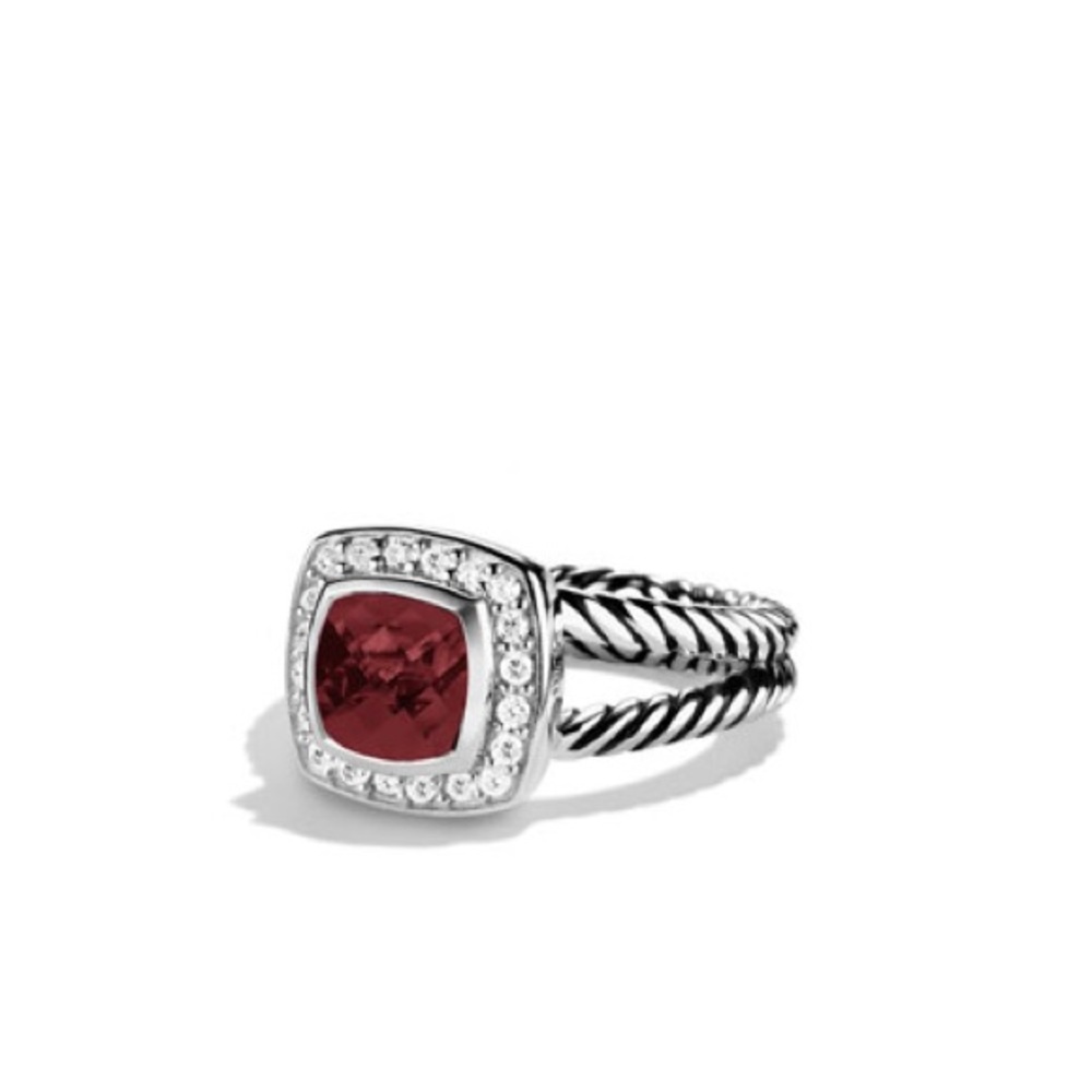 David Yurman Garnet Petite Albion Ring